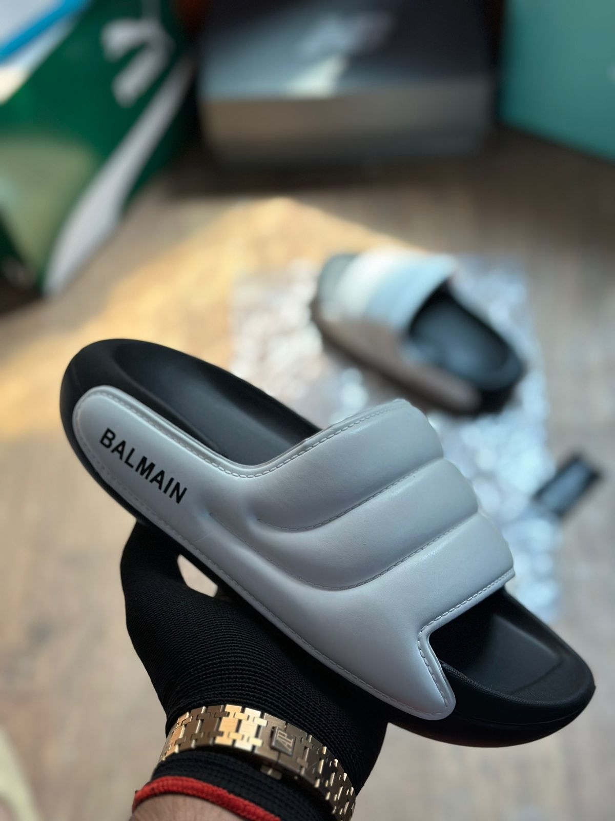 Balmain flip flops new arrivals