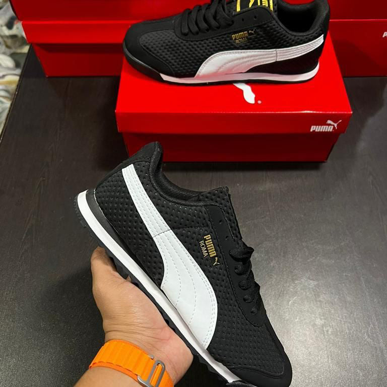 Puma roma tri on sale emboss